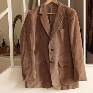 Sport Coat - Corduroy Tan Vintage Unique